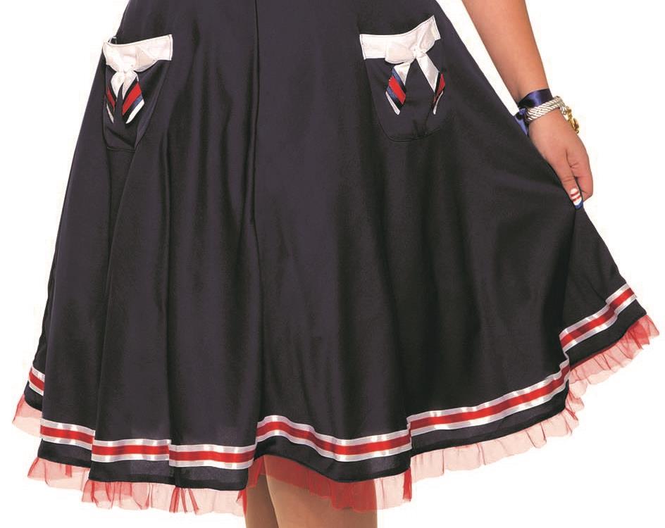 Ahoy Lady Navy Blue Women's Sailor Halloween Costume Plus