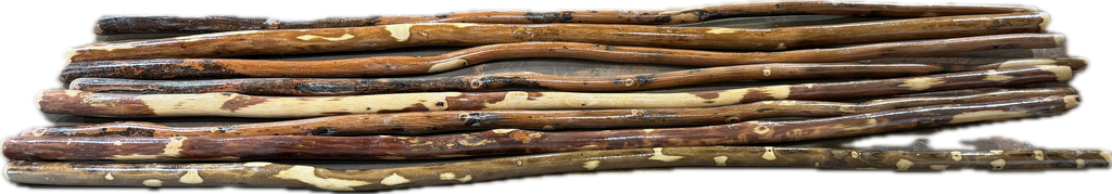 Handmade Ozark Hardwood Hiking Stick – Wooden Walking Stick (36"–72") – Heavy-Duty Trekking Staff for Hiking, Backpacking & Trail Support – Made in USA