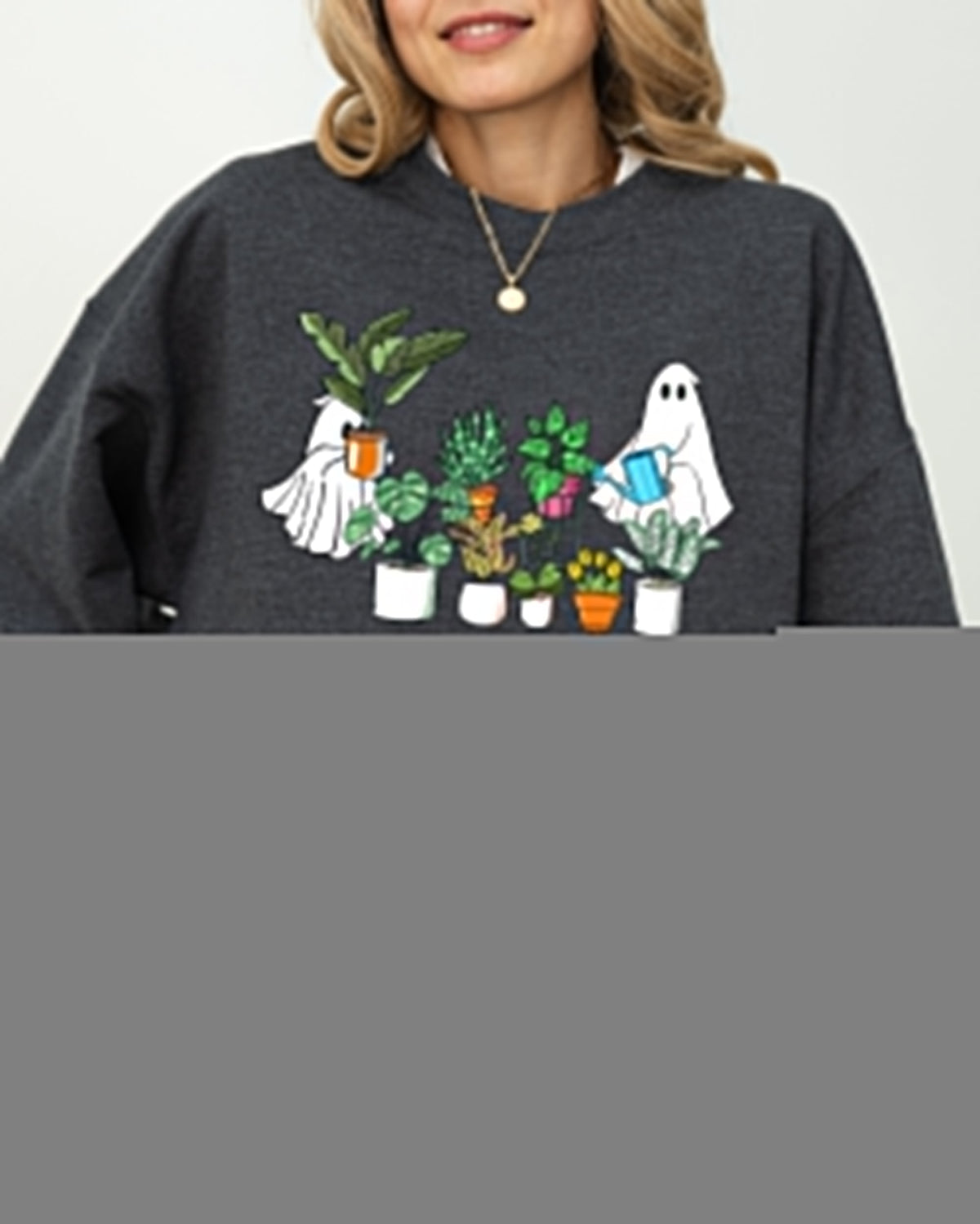 Plant Lover Ghost Skeleton Spooky Witch Meme Halloween Costume Limited Edition Sweatshirt