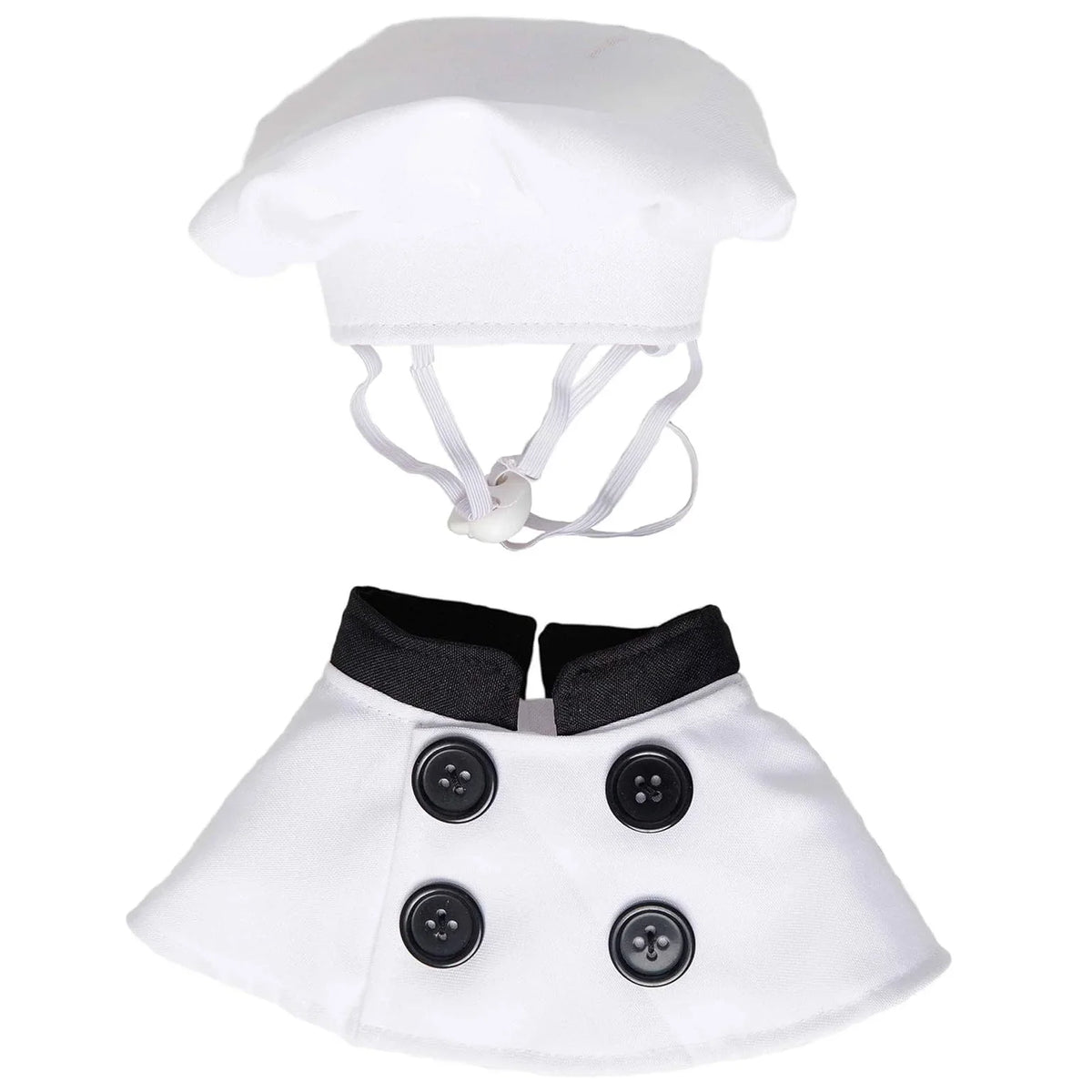 Dog Chef Hat Outfit Halloween Cosplay Costume Pet Clothes For Party Dress Up Fun