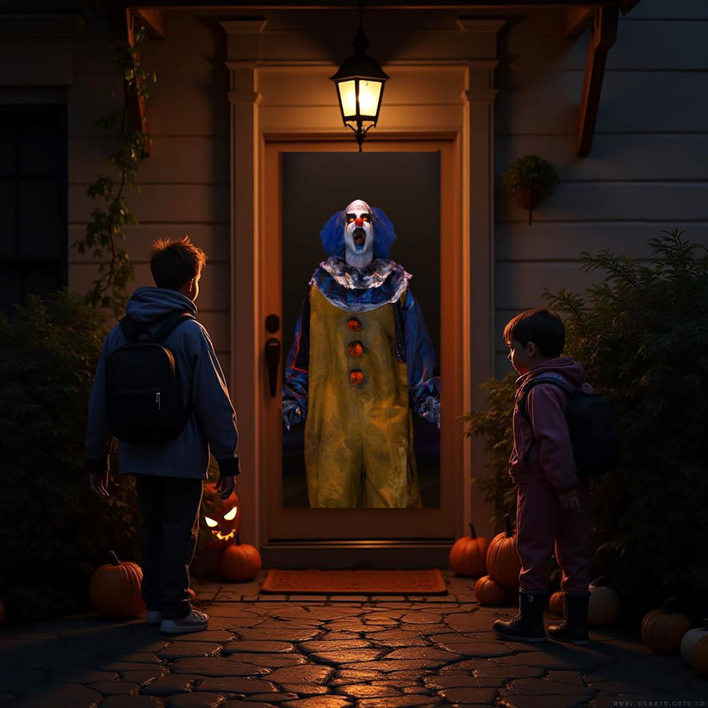 AtmosFX Halloween Digital Decoration USB - Spooky Halloween + 48" x 72" Projection Screen